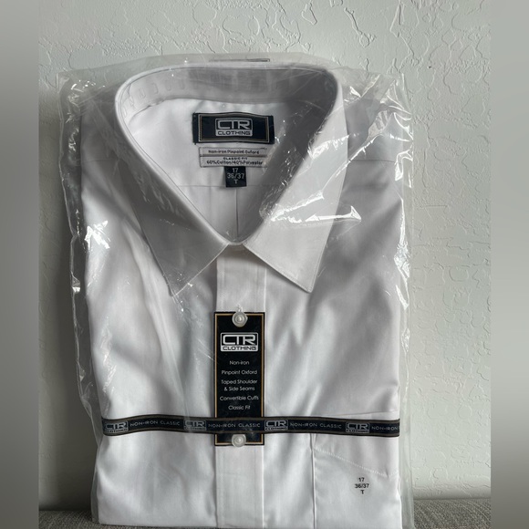 ctr dress shirts Ctr Clothing White Dress Shirt | Color: White | Size: 17bt